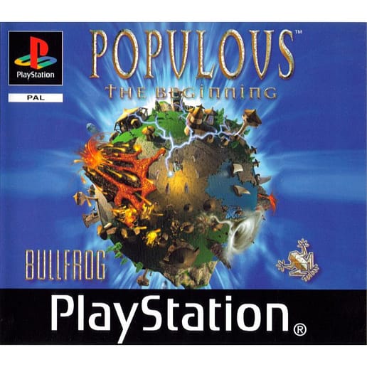 Populous the Beginning Playstation 1 PS1 (Begagnad)