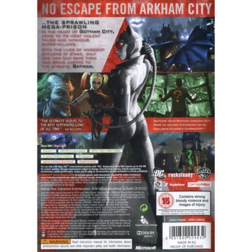 Batman Arkham City Xbox 360 X360 (Begagnad)