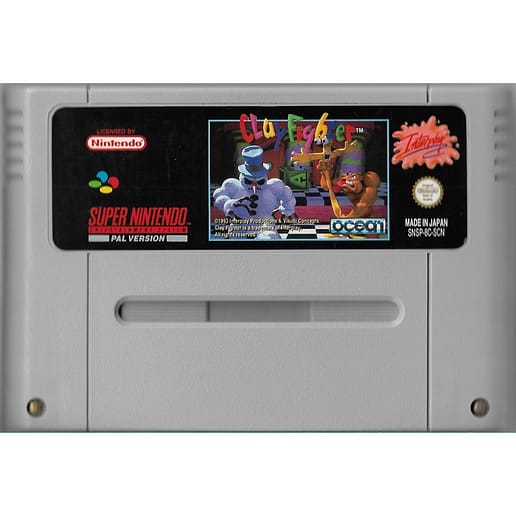 Clay Fighter Super Nintendo SNES (Begagnad, Endast kassett)