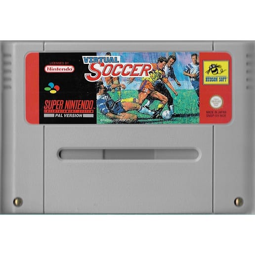 Virtual Soccer Super Nintendo SNES (Begagnad, Endast kassett)