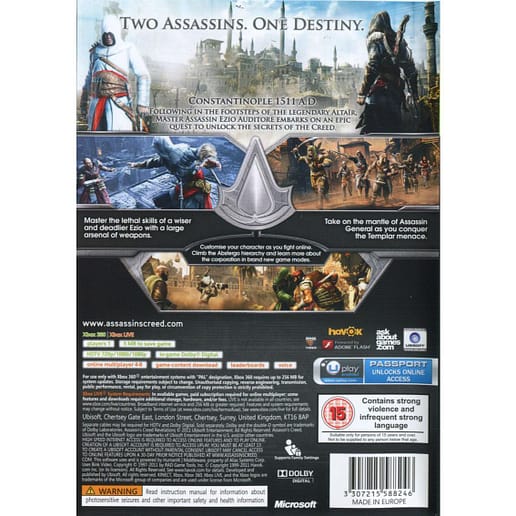 Assassins Creed Revelations Xbox 360 X360 (Begagnad)