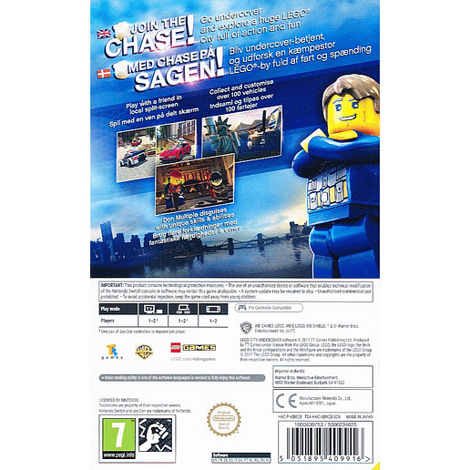 Lego City Undercover NS