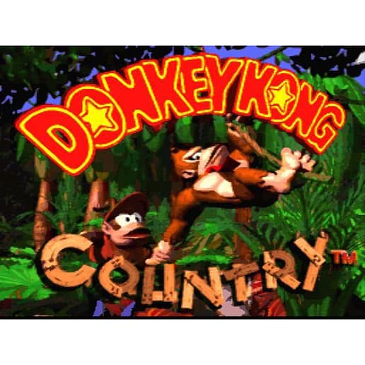 Donkey Kong Country Super Nintendo SNES (Begagnad, Endast kassett)