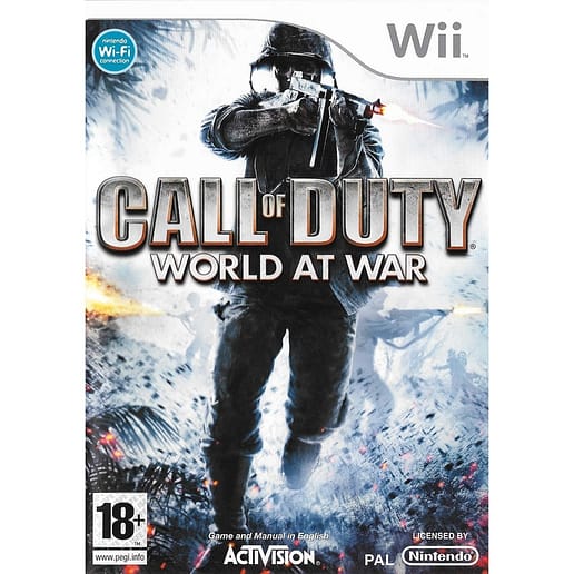 Call of Duty World at War Nintendo Wii (Begagnad)