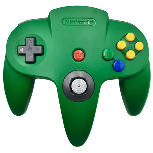 Handkontroll Original Grön till Nintendo 64 N64