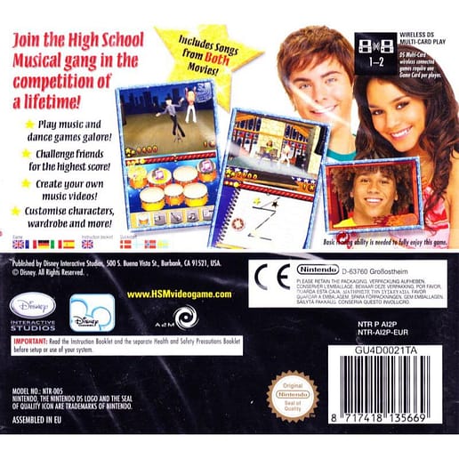 High School Musical Makin the Cut Nintendo DS (Begagnad)
