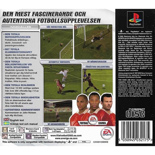 FIFA Football 2003 Playstation 1 PS1 (Begagnad)