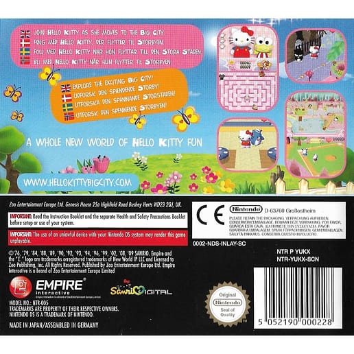 Hello Kitty Big City Dreams Nintendo DS (Begagnad)