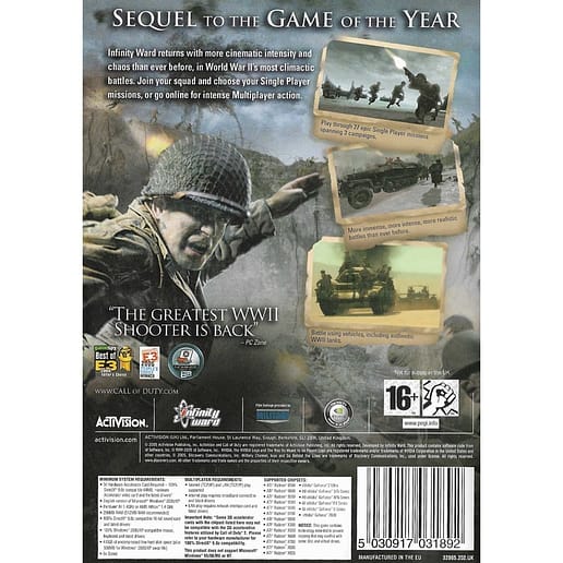 Call of Duty 2 PC DVD (Begagnad)