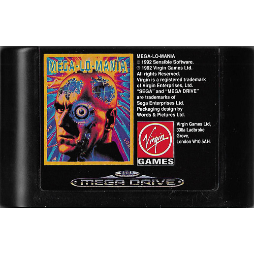 Mega-Lo-Mania Sega Mega Drive (Begagnad, Endast kassett)
