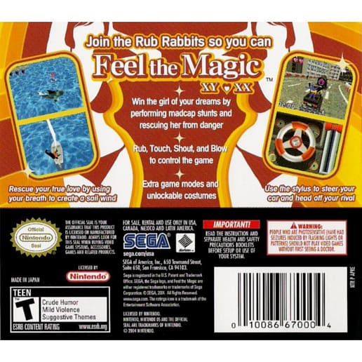 Feel the Magic XY XX Nintendo DS (Begagnad)