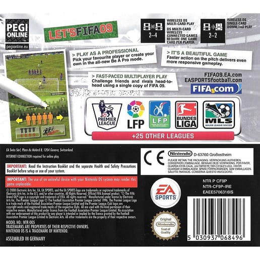 FIFA 09 Nintendo DS (Begagnad)