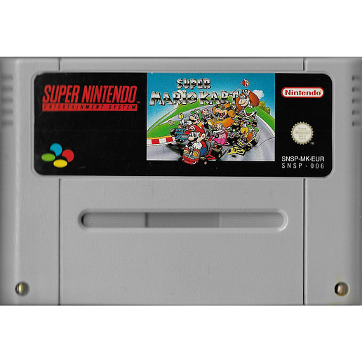 Super Mario Kart Super Nintendo SNES (Begagnad, Endast kassett)