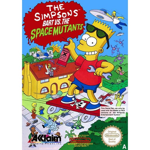 The Simpsons Bart vs the Space Mutants Nintendo NES