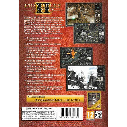 Disciples II Gold Edition PC DVD (Begagnad)