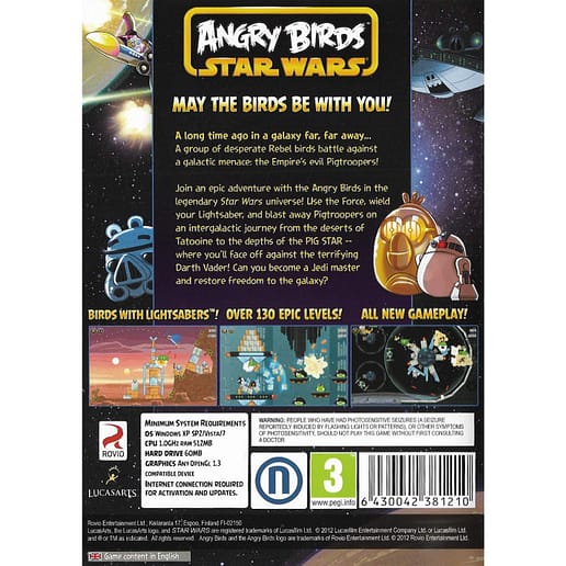 Angry Birds Star Wars PC CD (Begagnad)
