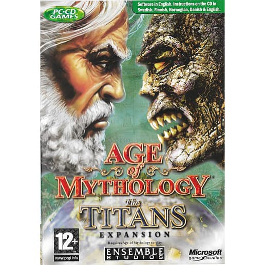 Age of Mythology The Titans Expansion PC CD Nordic (Begagnad)