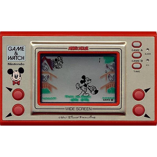 Mickey Mouse Wide Screen Nintendo Game & Watch