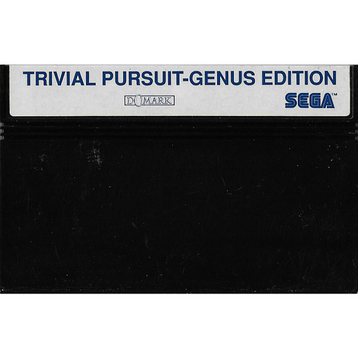 Trivial Pursuit Genus Edition Sega Master System