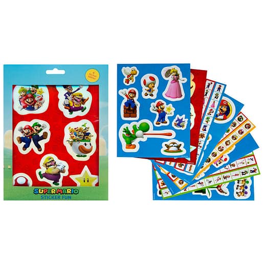 Super Mario Bros sticker set pack