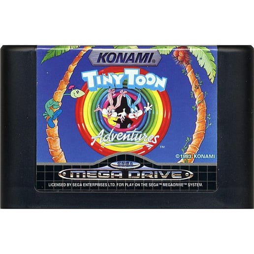 Tiny Toon Adventures Busters Hidden Treasure Sega Mega Drive (Begagnad, Endast kassett)