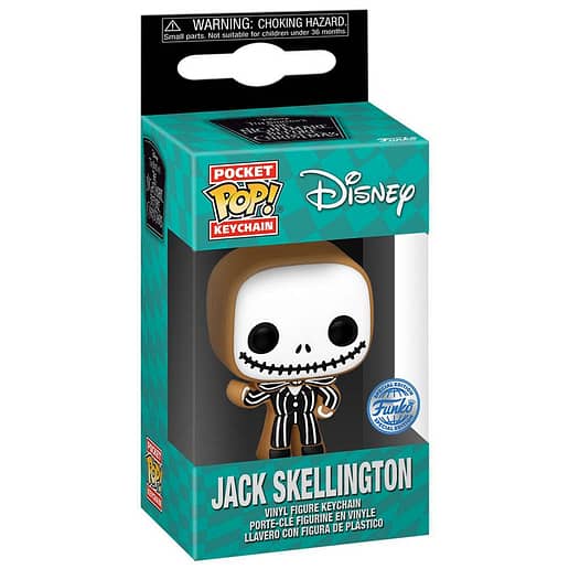 Pocket POP Nyckelring Disney Nightmare Before Christmas Jack Skellington Gingerbread Exclusive