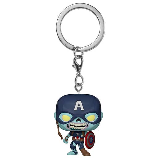 Pocket POP Nyckelring Marvel What If Zombie Captain America