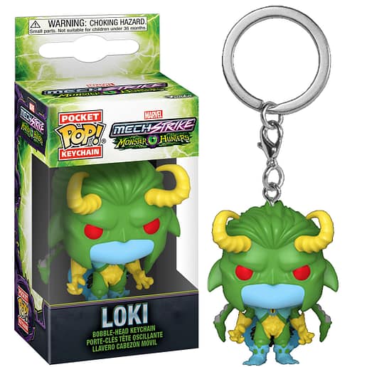 Pocket POP Nyckelring Marvel Monster Hunters Loki