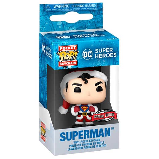 Pocket POP Nyckelring DC Comics Holiday Superman Exlusive