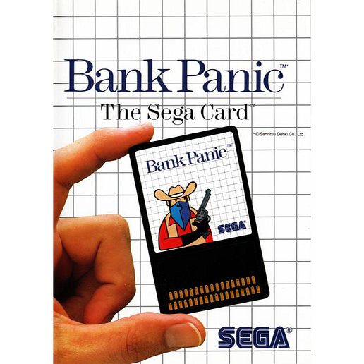 Bank Panic The Sega Card Sega Master System