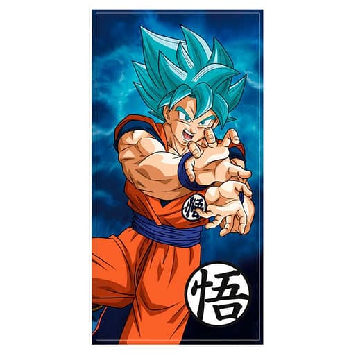 Dragon Ball Super Goku Super Saiyan Blue Badlakan Mikrofiber