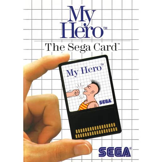 My Hero The Sega Card Sega Master System