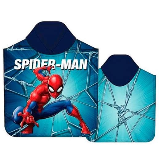 Marvel Spiderman badponcho mikrofiber
