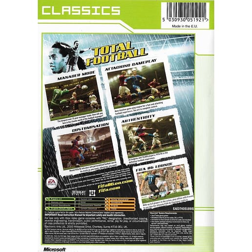 FIFA 06 Xbox Classics (Begagnad)