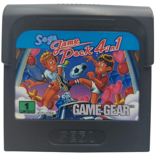 Sega Game Pack 4 in 1 Sega Game Gear (Begagnad, Endast kassett)