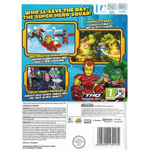 Marvel Super Hero Squad The Infinity Gauntlet Nintendo Wii (Begagnad)