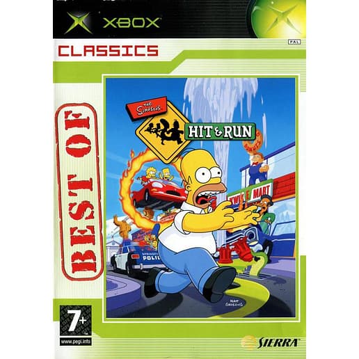 The Simpsons Hit & Run Xbox Best of Classics (Begagnad)