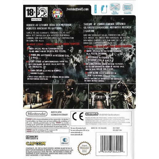Resident Evil The Umbrella Chronicles Nintendo Wii Swedish (Begagnad)
