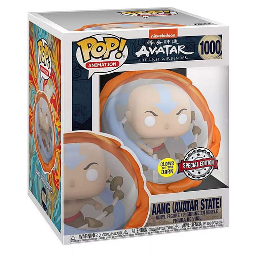 POP figur Avatar Aang All Elements Glow in the Dark Exclusive