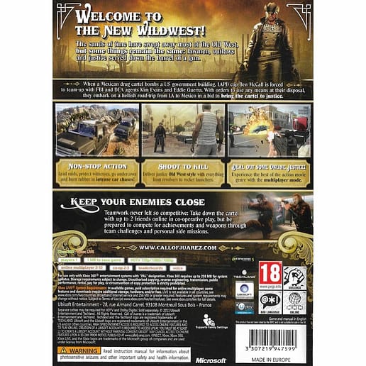 Call of Juarez The Cartel Xbox 360 (Begagnad)
