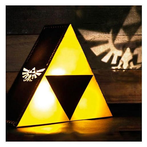 The Legend of Zelda Triforce lampa