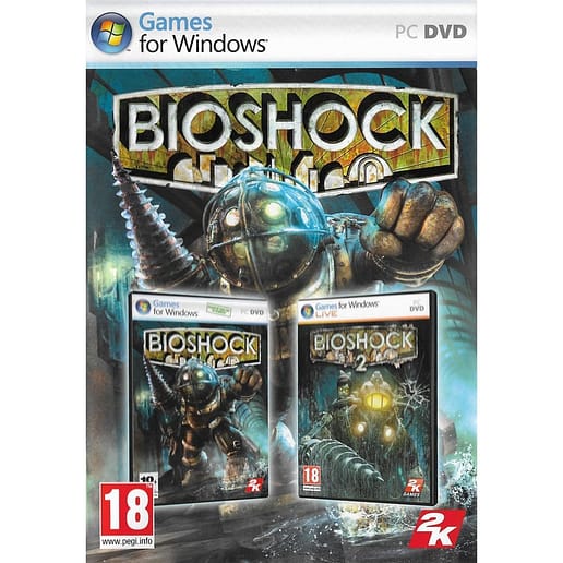 Bioshock + Bioshock 2 PC DVD (Begagnad)