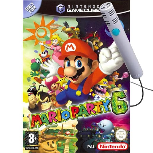 Mario Party 6 + Mikrofon Nintendo Gamecube