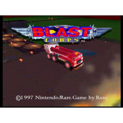 Blast Corps Nintendo 64 (Begagnad, Endast kassett)