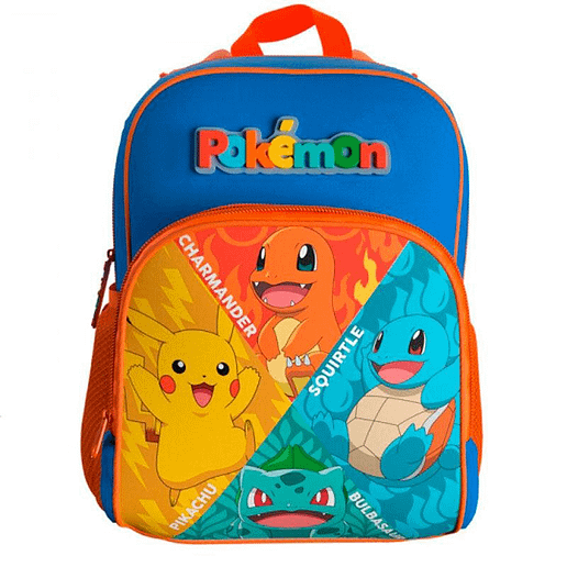 Pokemon Starters 3D backpack 30cm