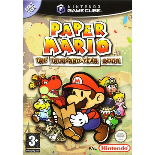 Paper Mario The Thousand Year Door Nintendo Gamecube (Begagnad)