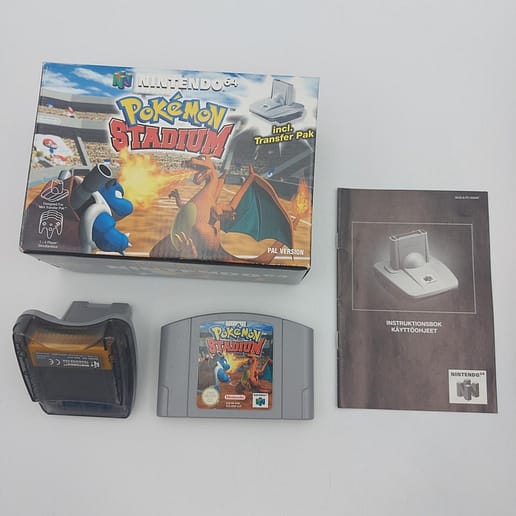 Pokemon Stadium + Transfer Pak Nintendo 64