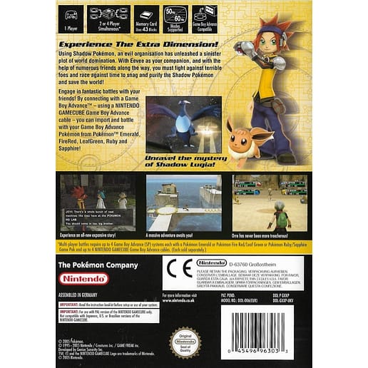 Pokemon XD Gale of Darkness Nintendo Gamecube (Begagnad)