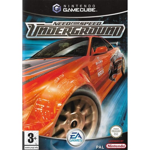 Need for Speed Underground Nintendo Gamecube Swedish Edition (Begagnad)