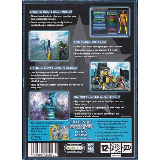 City of Heroes Deluxe PC CD (Begagnad)